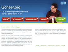Tablet Screenshot of goheer.org